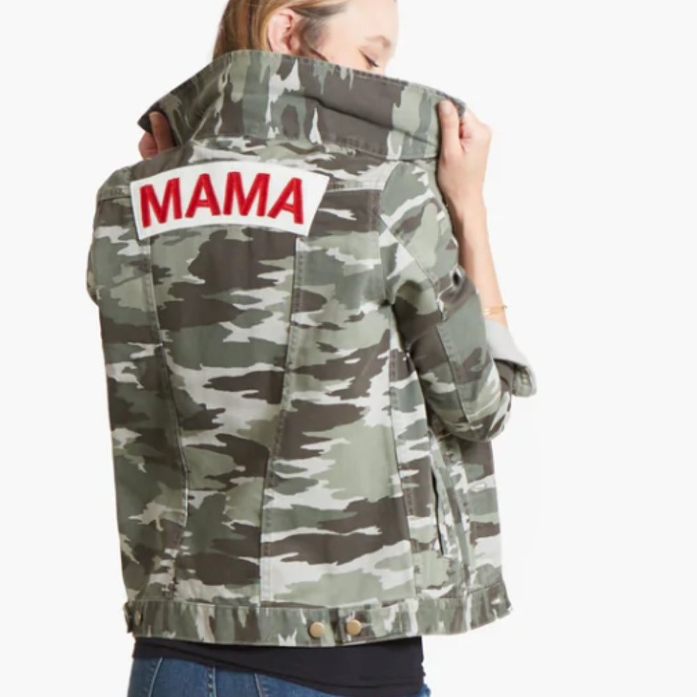 INGRID + ISABEL | Excellent Condition -  Mama Camo Jacket, Size X-Large
